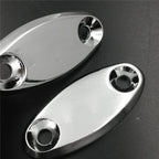 Mirror Block Off Base Plates for Honda CBR 600 F4 F4i 900 RR 929 954 1000RR Chrome