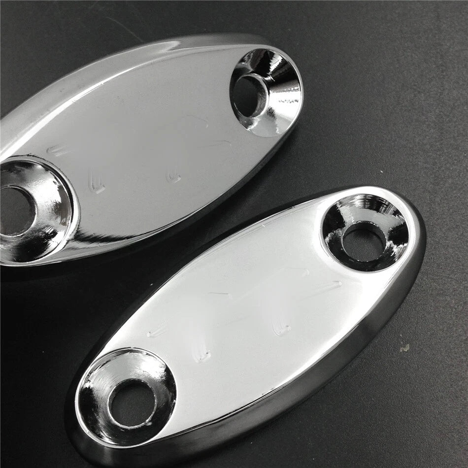 Mirror Block Off Base Plates for Honda CBR 600 F4 F4i 900 RR 929 954 1000RR Chrome
