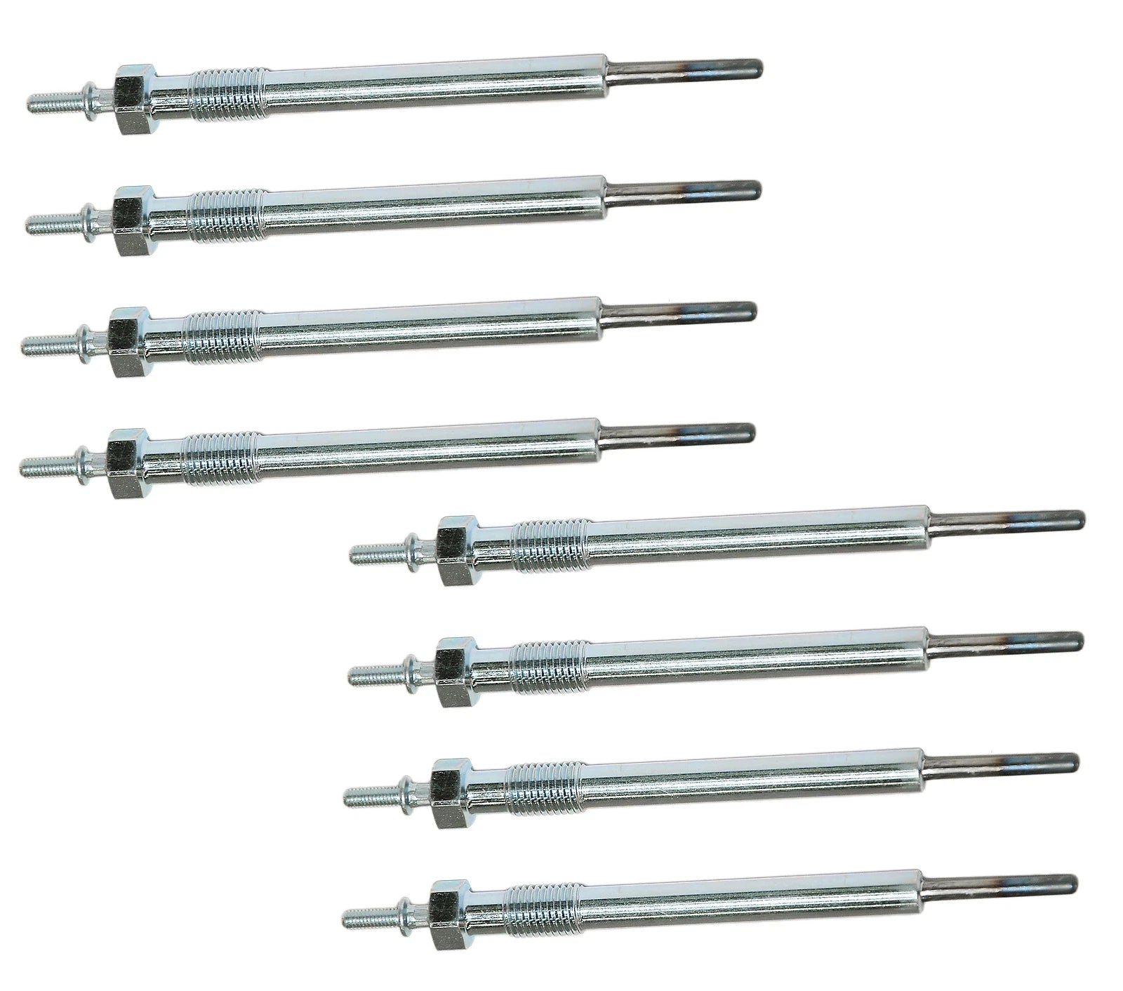 Set of 8 Steel Diesel Glow Plugs ACDelco for GMC Chevrolet 6.6L V8 (2001–2016)