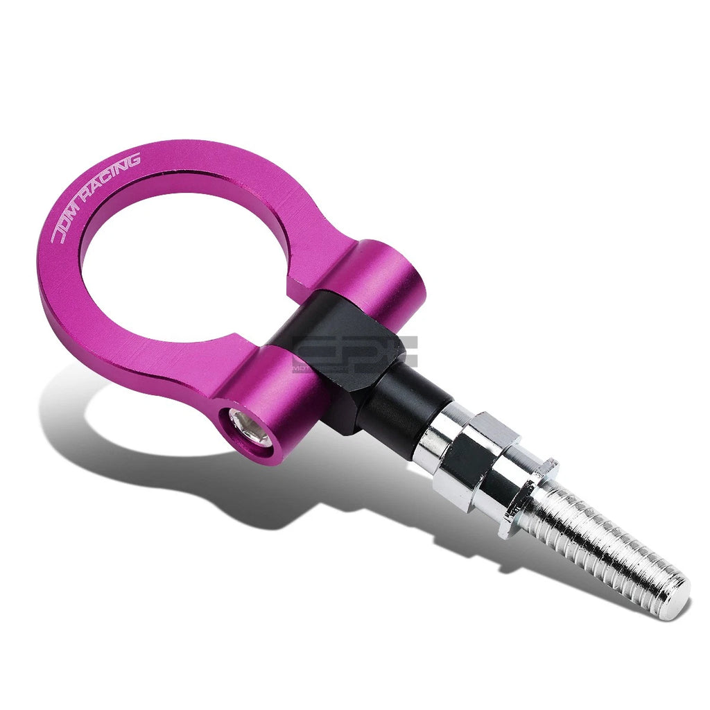 7" Tow Hook Ring for Honda Fit (2009–2013) M18 X 2.5 T-6061 Aluminum Purple