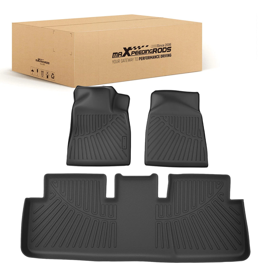 Car Carpet Floor Mat Set for Tesla Model 3 Highland 2024-2025 TPE Rubber Custom