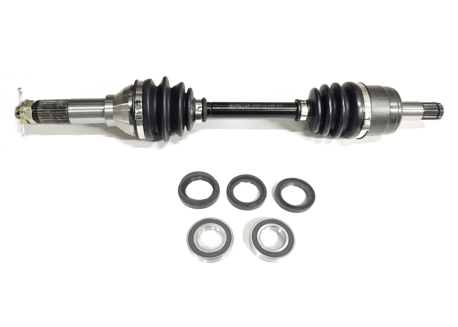 Precision Front CV Axle & Bearing Kit for Yamaha Kodiak 400 4x4 (2000–2002)