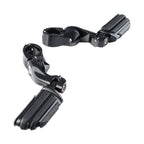 Adjustable Highway Foot Pegs for Harley Touring (32mm, Black)