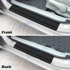 Carbon Fiber Door Sill Vinyl Scratch Protection Cover for 3D/4D (-)