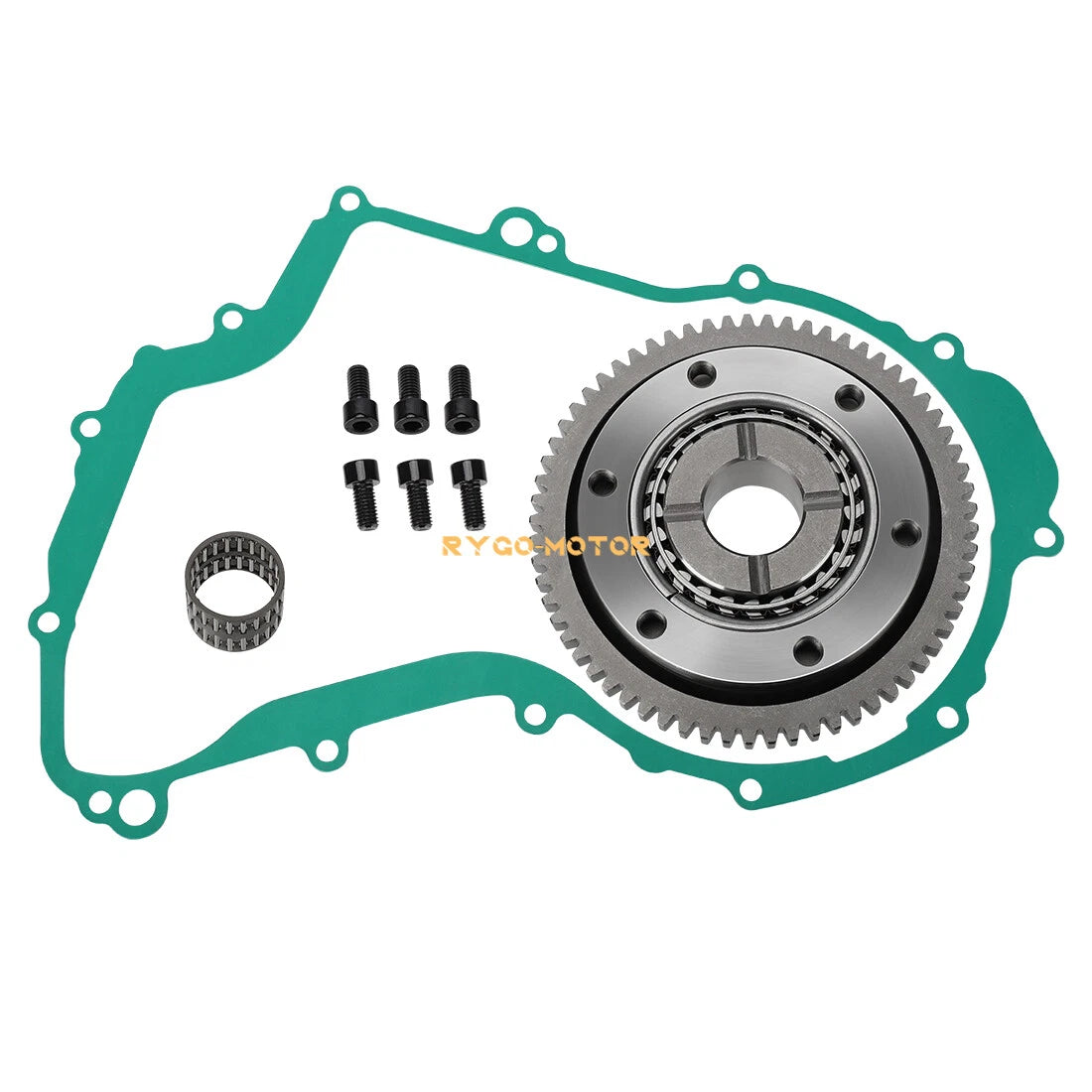 Starter Clutch One Way Gear Bearing Gasket for Yamaha Kodiak 400 (1999)