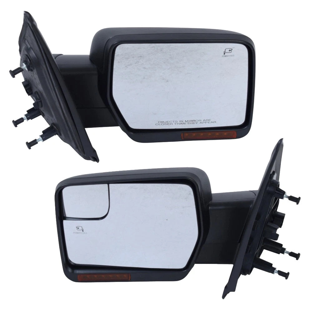 Set of 2 Power Folding Mirrors for Ford F-150 (2011–2014)