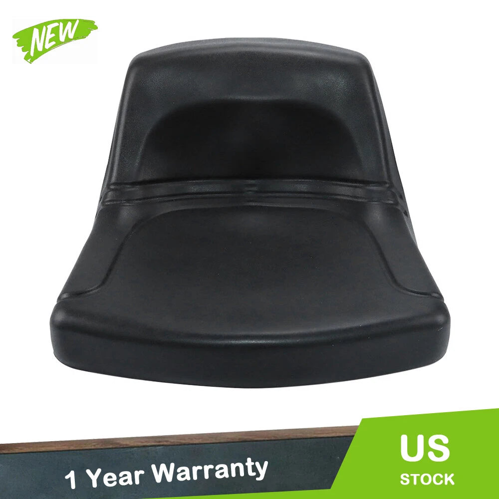 Garden Tractor Seat for Lawn Mower (Black Low Back)