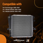 Cooling Radiator for Ford Explorer (1995–1997) 4.0L V6 AT/MT Cross Flow