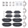 8pcs Ceramic Brake Pads Kit for Lexus CT200h (2011–2017) w/Hardwares