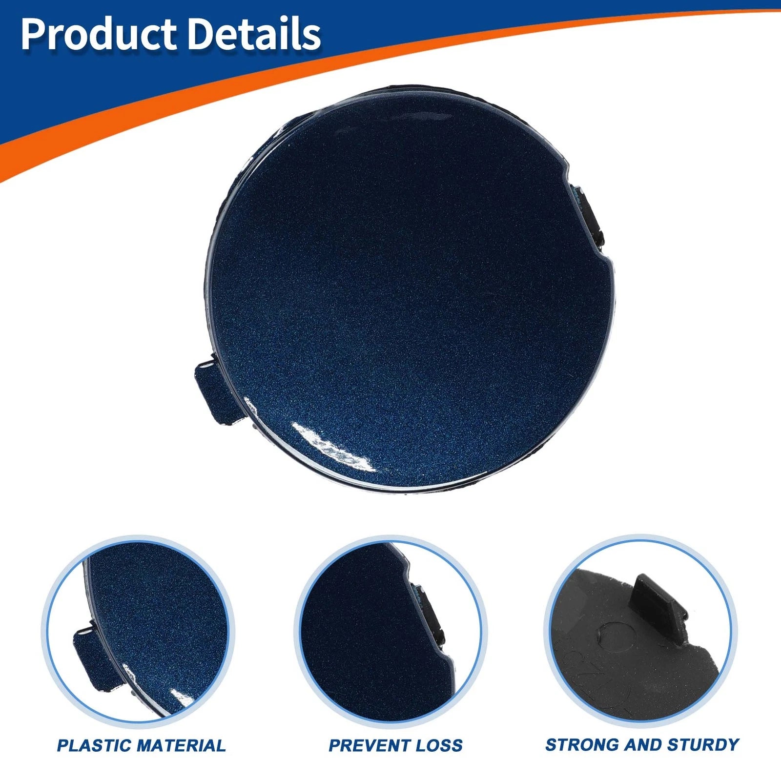 Tow Hook Cover for Mazda (No.D10J50A12A) (2016–2021) Eternal Blue