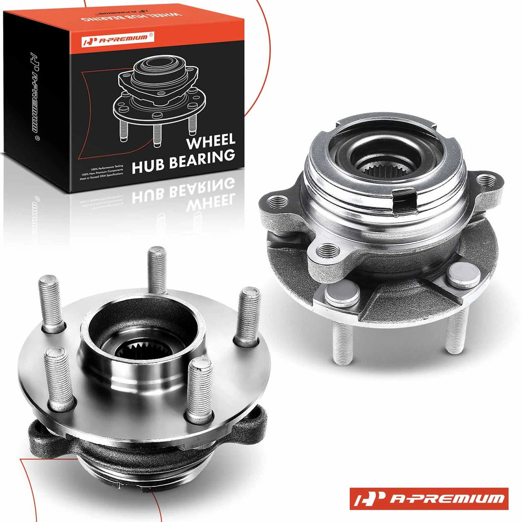 2X Front Wheel Hub & Bearing Assembly for Nissan Altima (2007–2012)