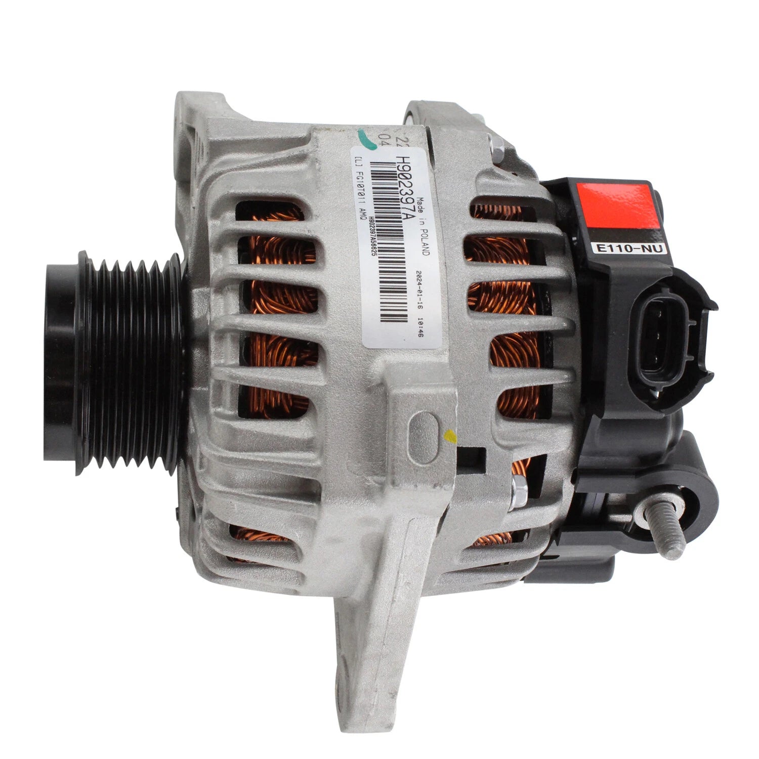 OEM Valeo 600229 Aluminum Alternator 90 Amp for Hyundai Elantra Kia Forte Soul (2011–2019)