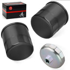 2 x Oil Filter & Wrench Tool for Kawasaki KAF450 KAF540 Mule 1000 (2010–2020)