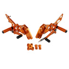 Adjustable Foot Bracket Pegs Rear Set for KTM RC 390/200 (2014–2021)