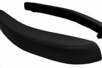 Console Lid Trim Armrest Cover for Toyota Highlander (2014–2018) Black PVC Leather