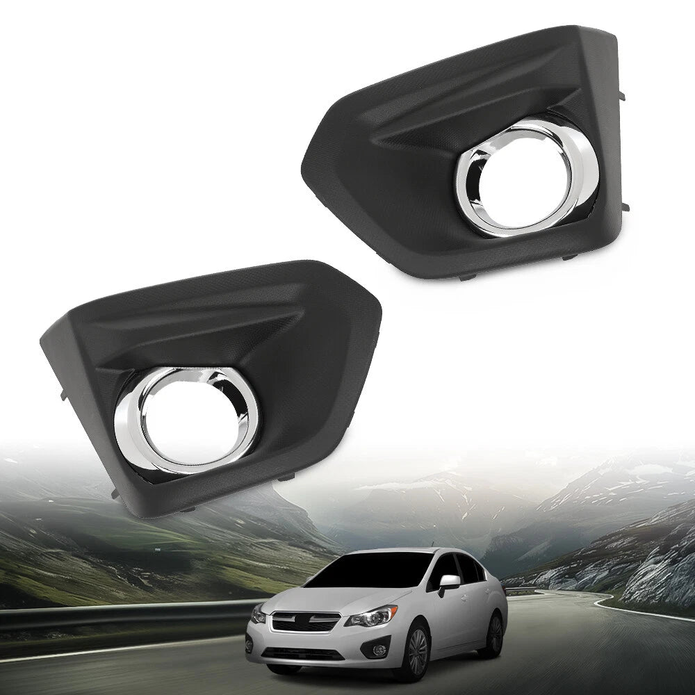 Fog Light Bezel with Chrome Trim for Subaru Impreza (2012–2014)