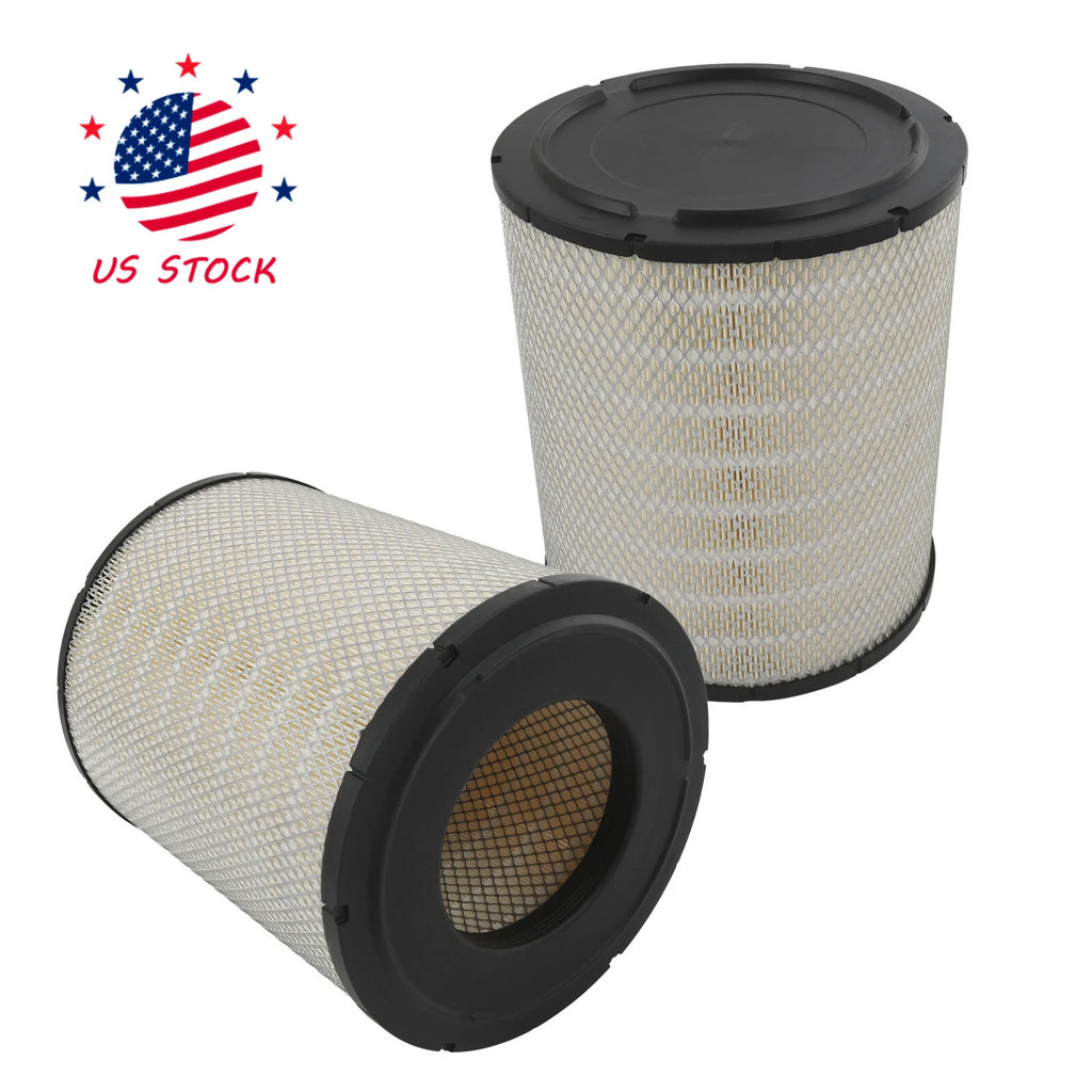2X Air Filter for Freightliner Columbia (RS3518) (AF25139M, P185069, P527682)