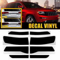 Tail Light & Reverse Rear Smoke Tint Overlay Vinyl for Cherokee (2014–2021)