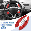 Red Steering Wheel Shift Paddle Shifter Cover for Honda Civic (2009–2011)