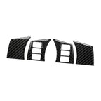 Carbon Fiber Steering Wheel Panel Cover for Nissan 350Z (2006-2009) 4Pcs