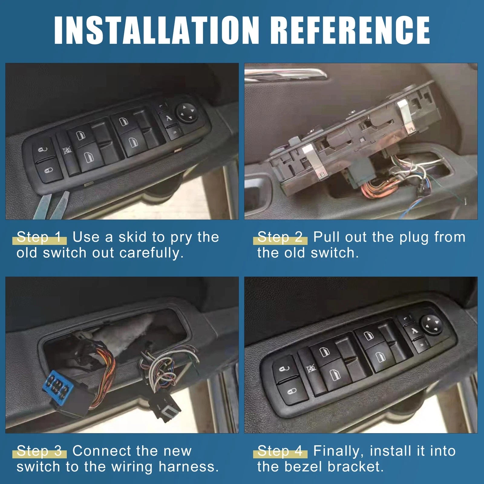 5ND959857 Car Master Power Window Switch for Volkswagen CC (2013–2017)