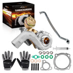 K04-001 Billet Turbocharger w/ Oil Line for Volkswagen Golf GTI Beetle Jetta (1999–2016)