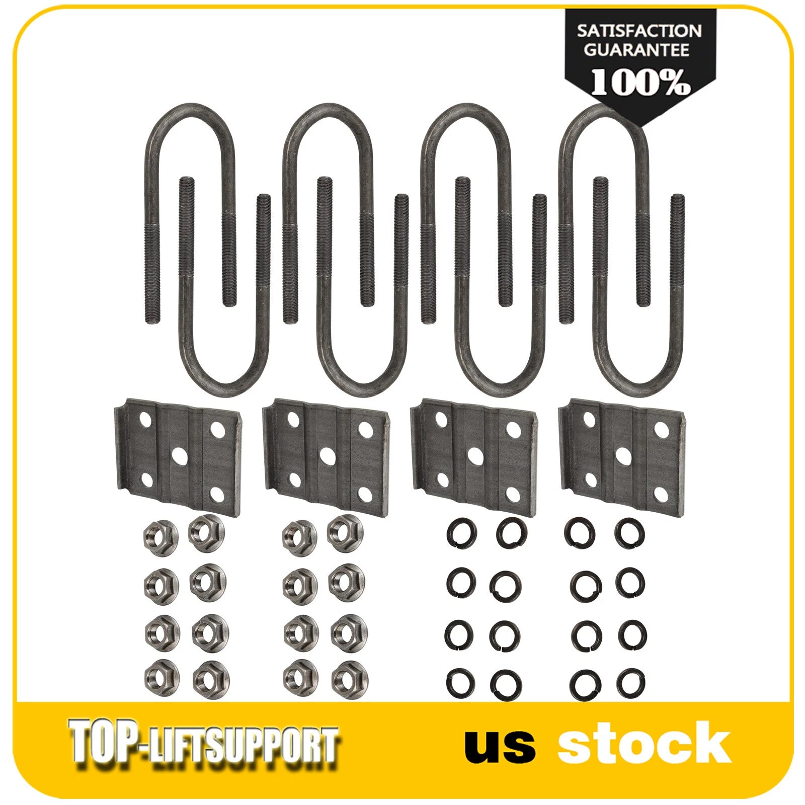 U Bolt Kit for 3500lbs 2-3/8" Round Axle