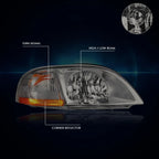 Direct Replacement Headlight/Lamps for Ford Windstar (1999–2003)