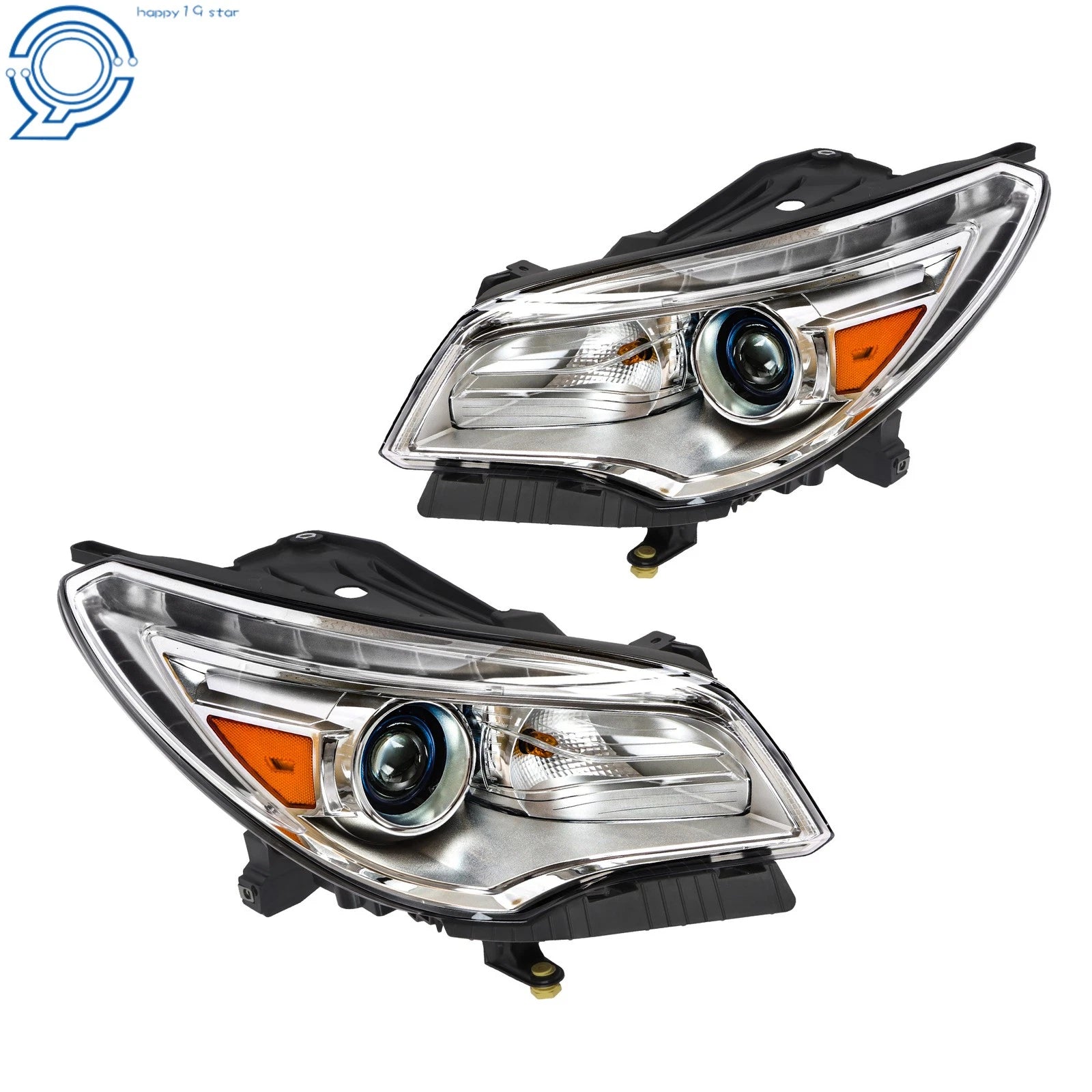 Headlight Set for Buick Enclave (2013-2017) HID Projector with LED DRL
