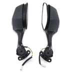 Round-eye LED Rearview Mirrors with Turn Signal for Kawasaki Ninja ZX-10R (2016–2020)