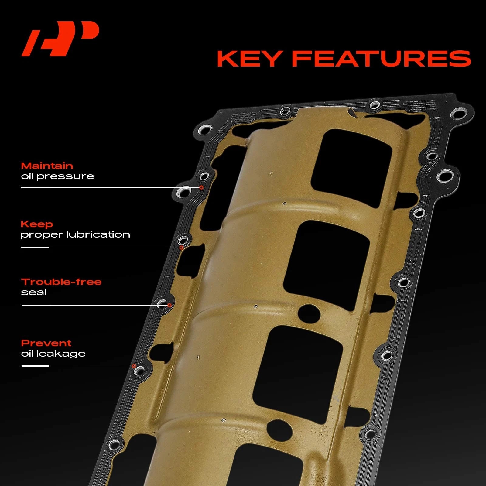 Engine Oil Pan Gasket with Windage Tray for Jeep Grand Cherokee (2005–2010)