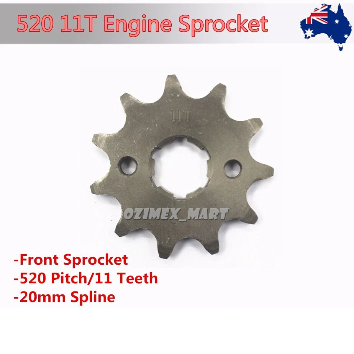 Front Sprocket Kit 520 11T for Motorcycle Pit Dirt Quad Bike ATV Go Kart