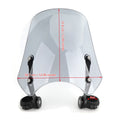 ABS Motorcycle Windscreen for Harley Dyna Softail (T9)