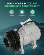 AC Compressor for Dodge Dakota, Ram 1500, Mitsubishi Raider (2005–2011)