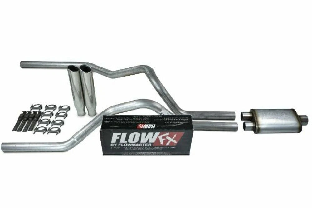 2.5" Dual Exhaust Kit for Dodge Ram 1500 (2019–2025) Flowmaster Flow FX Clamp Tip