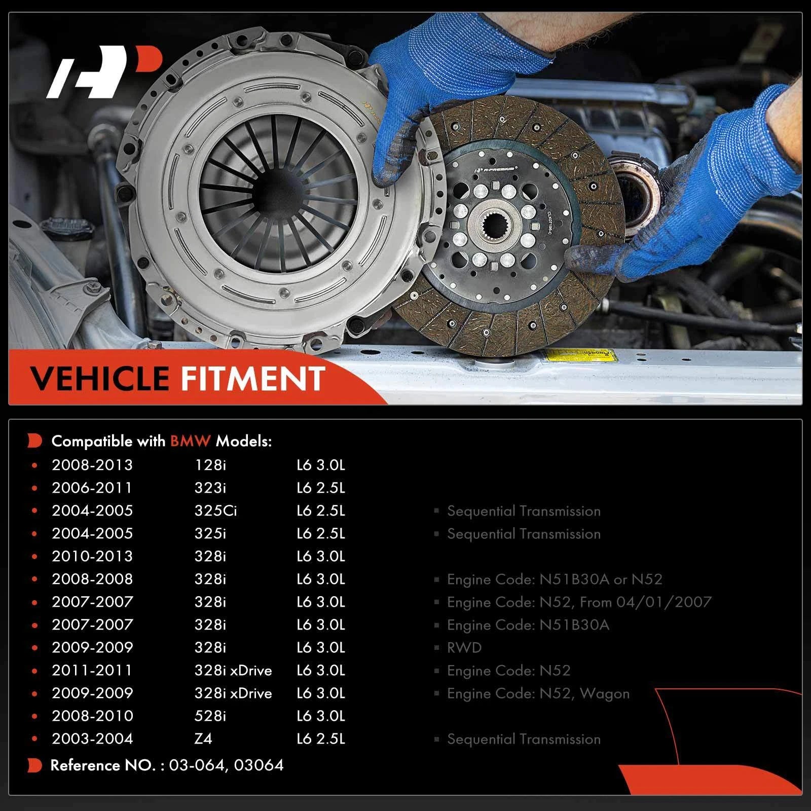 Clutch Kit for BMW E46 E90 325i 325Ci (2004-2005)