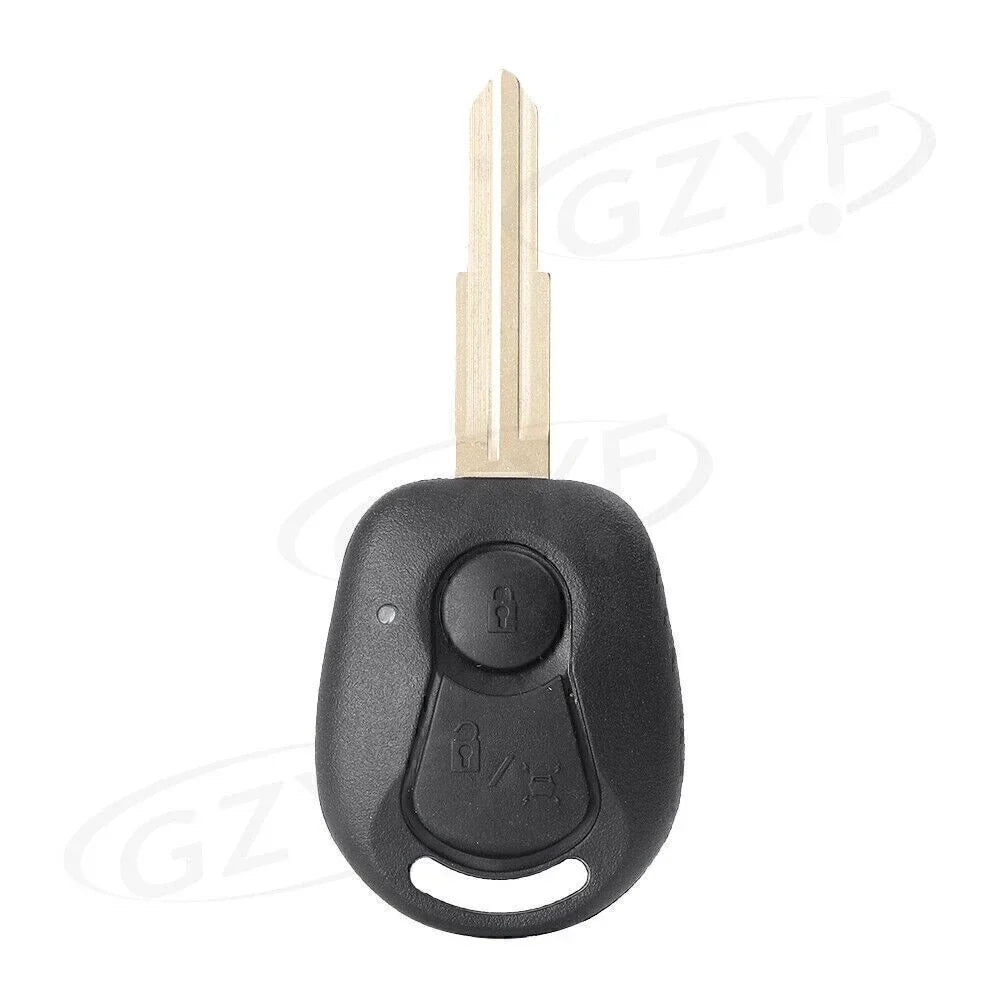 Buttons Remote Key Fob Shell Case for Ssangyong Actyon Kyron Rexton (2005-2017)