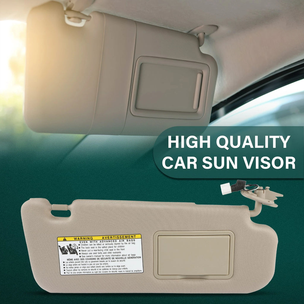 Passenger Side Sun Visor with Light for Hyundai Sonata (2006–2008)
