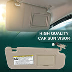 Passenger Side Sun Visor with Light for Hyundai Sonata (2006–2008)