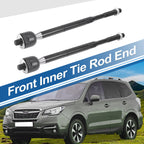 2X Front Inner Tie Rod End Links for Saturn Ion (2003–2007) Pontiac G5 (2007–2010)