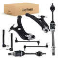 8x Front Lower Control Arm Sway Bar Link + CV Axle Shaft for Sienna (2011–2015)