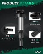 6X Ignition Coils for Land Rover Range Rover LR3 Jaguar XKR XK8 XK XJR XJ8