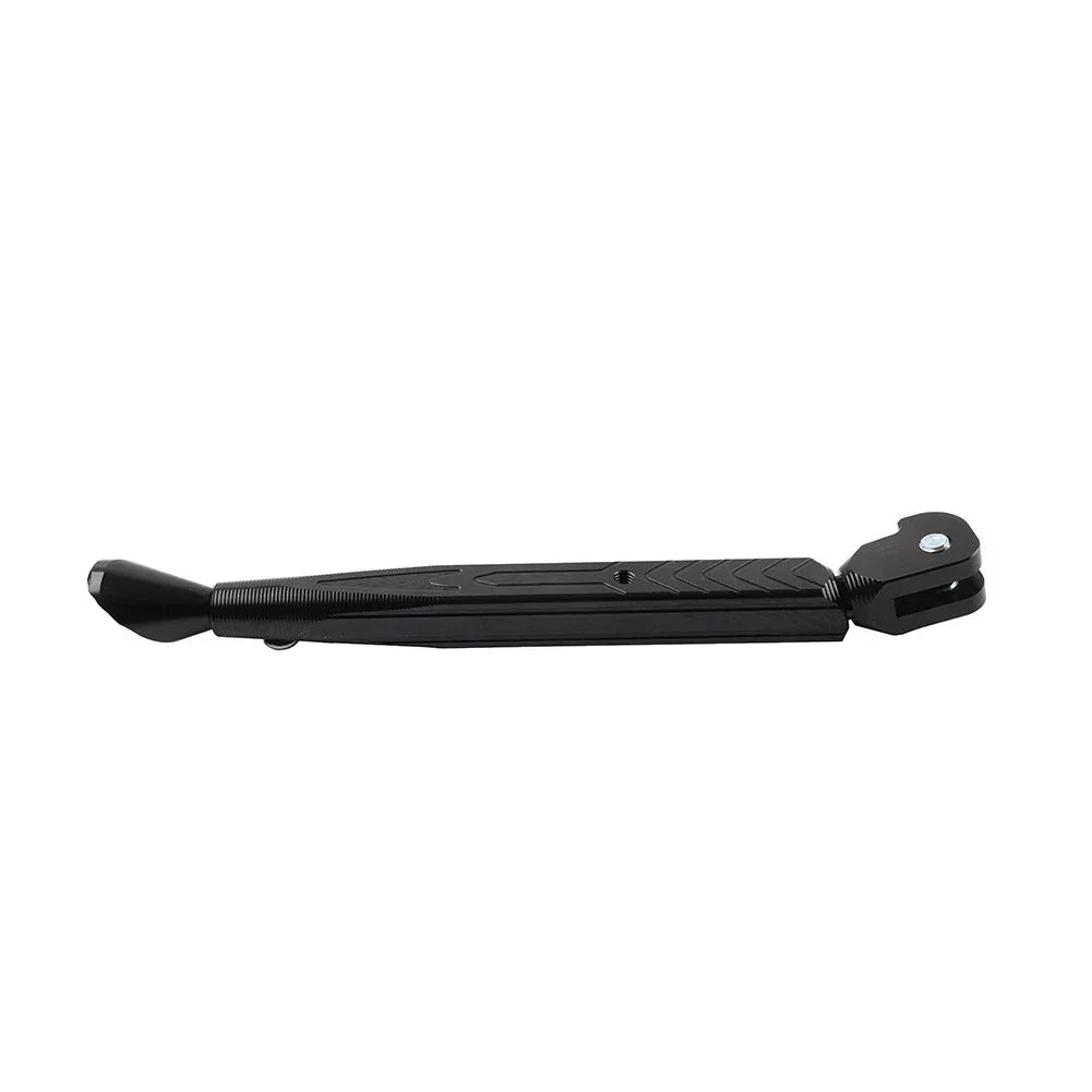 Black CNC Aluminum Adjustable Kickstand Foot for Universal Motorcycles