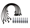 Set of 8 Ignition Wires for Chevy GMC (ACDelco, .045" Platinum Spark Plugs)