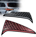 LED Smoke Rear Pillar Tail Lights for Toyota Sienna (2021–2023)