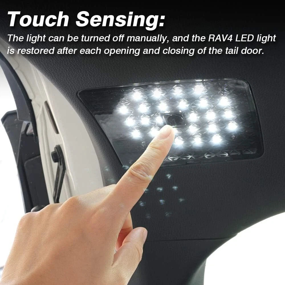 2X Rear LED Tailgate Lights for Toyota RAV4 (2019–2021)