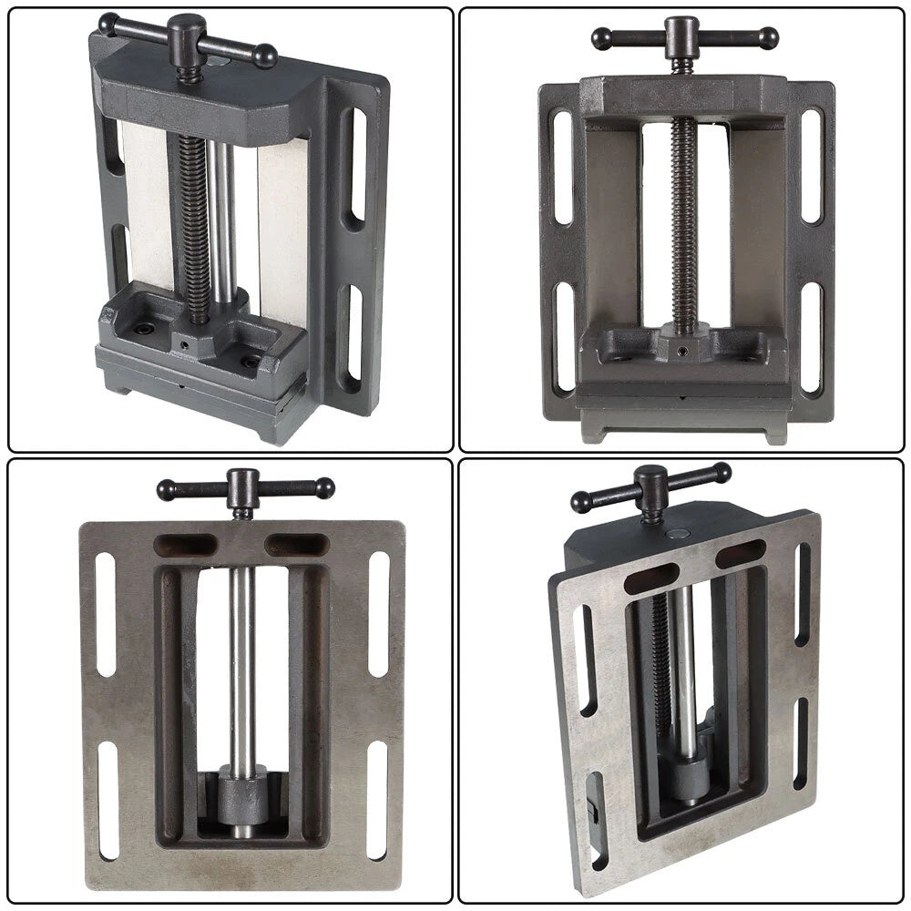 6 Inch Low Profile Drill Press Vise for Drilling Tapping & Reaming