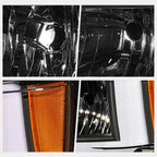 U-Shape LED DRL Sequential Turn Headlights for Silverado 1500 (2014–2015)