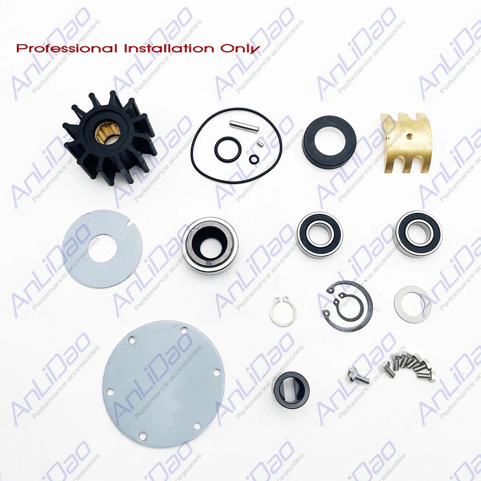 Engine Cooling Pump Repair Kit for Fit Fit Johnson Jabsco (10-24119-2, 32700001)