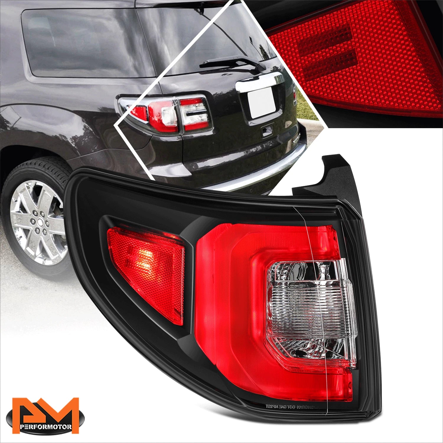Driver Left Side Outer Tail Light Stop Brake Lamp for GMC Acadia Limited (2013–2017)